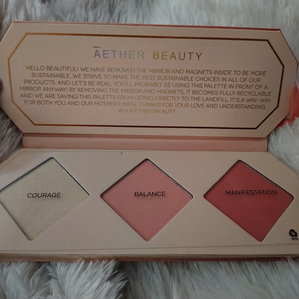 Aether Beauty Crystal Charged Cheek Palette/ NWOB/Discontinued